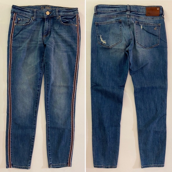 DL 1961 Relaxed Skinny Azalea Valentine Jeans sz 27 - Picture 3 of 7